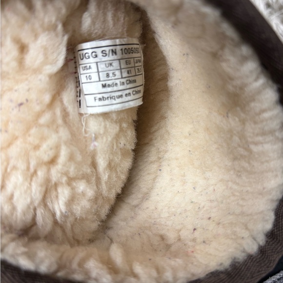 Leather UGG Brown Boots sz10 - Picture 9 of 15